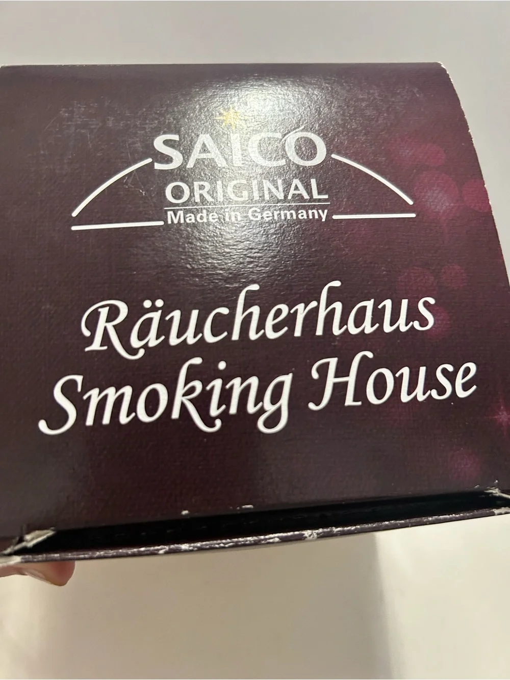 Wood House Incense and Tealight Holder SAICO Smokehouse German Wood Art Decor